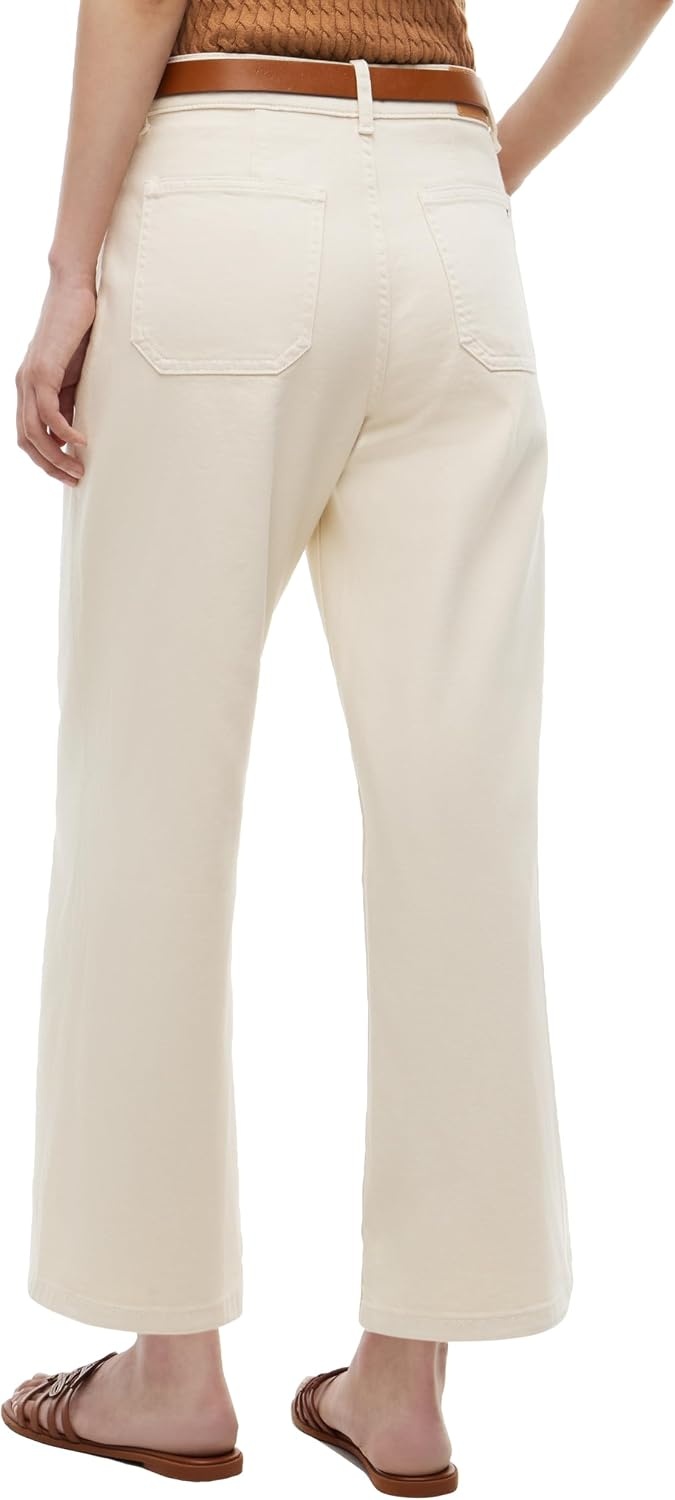 image:imageTommy Hilfiger Womens High Rise Wide Leg Jeans with StretchMuslin