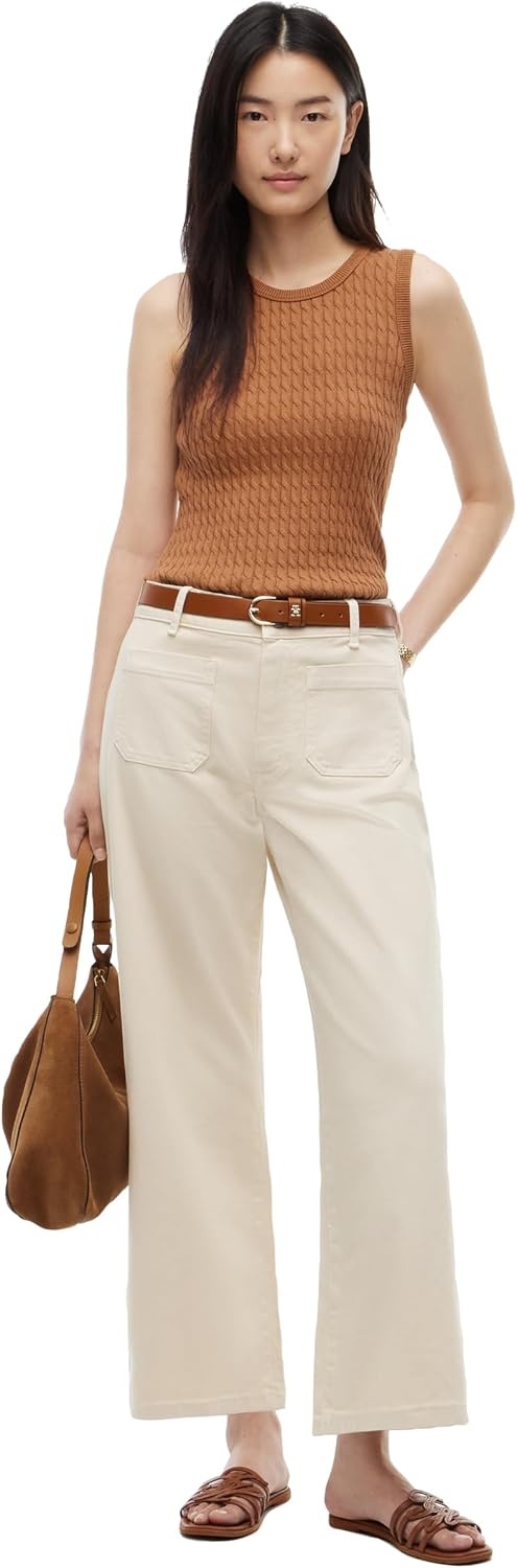 image:imageTommy Hilfiger Womens High Rise Wide Leg Jeans with StretchMuslin
