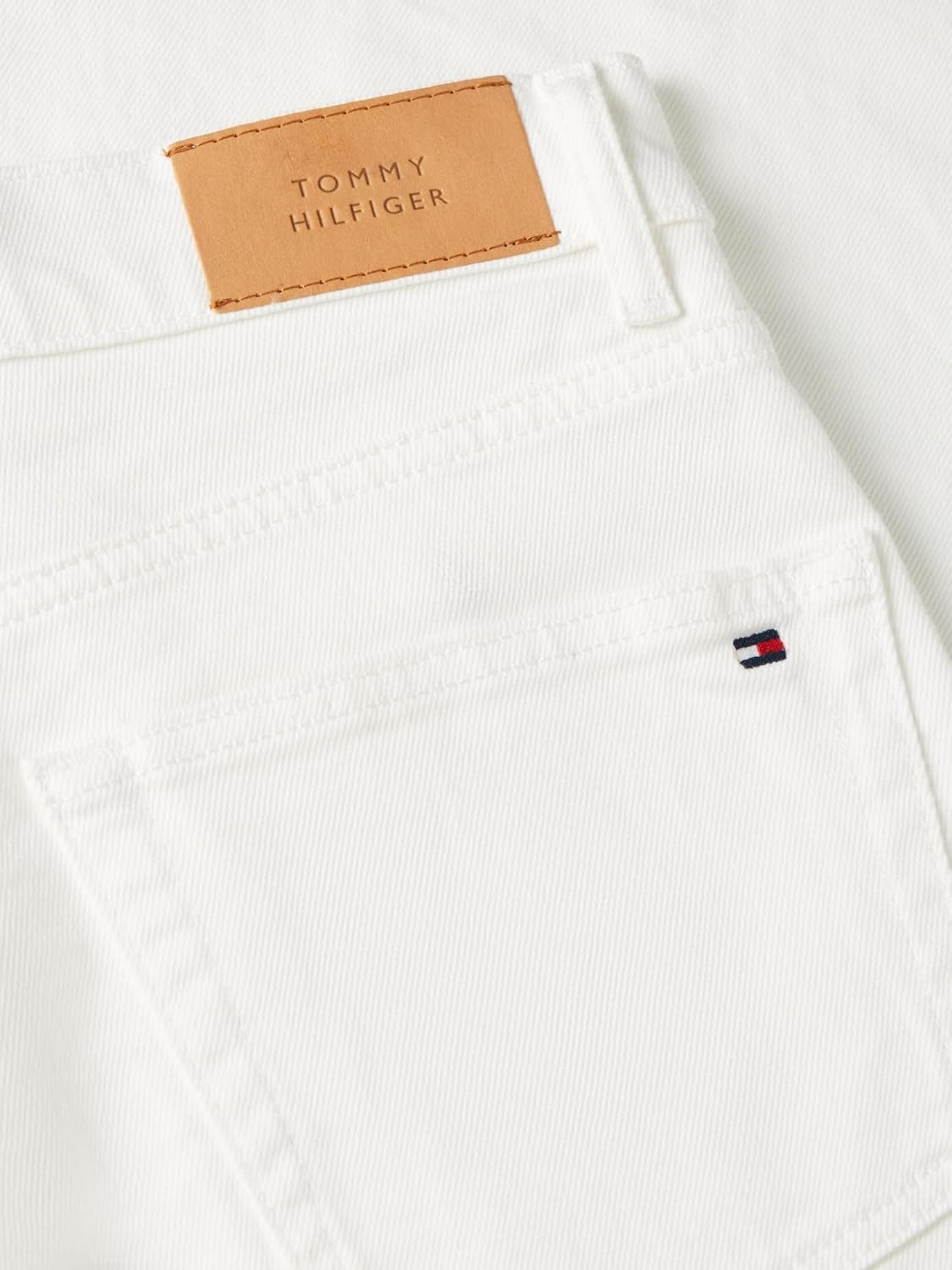 image:imageTommy Hilfiger Womens High Rise Wide Leg Jeans with StretchOptic White
