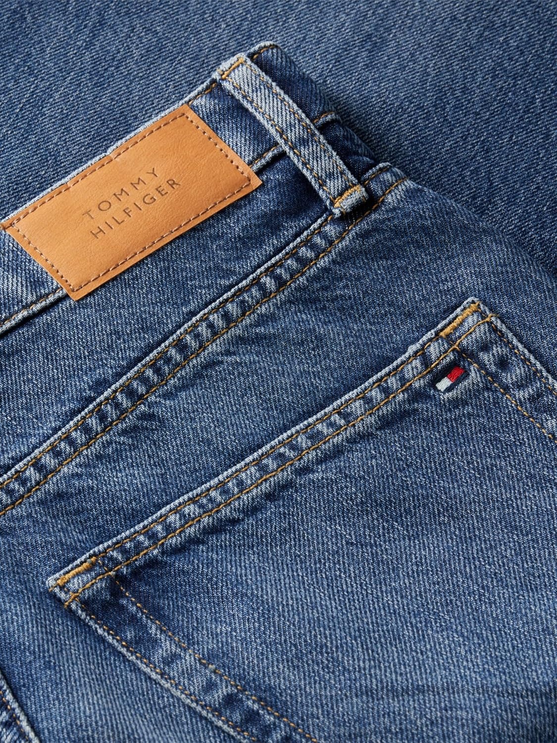 image:imageTommy Hilfiger Womens High Rise Wide Leg Jeans with StretchVin