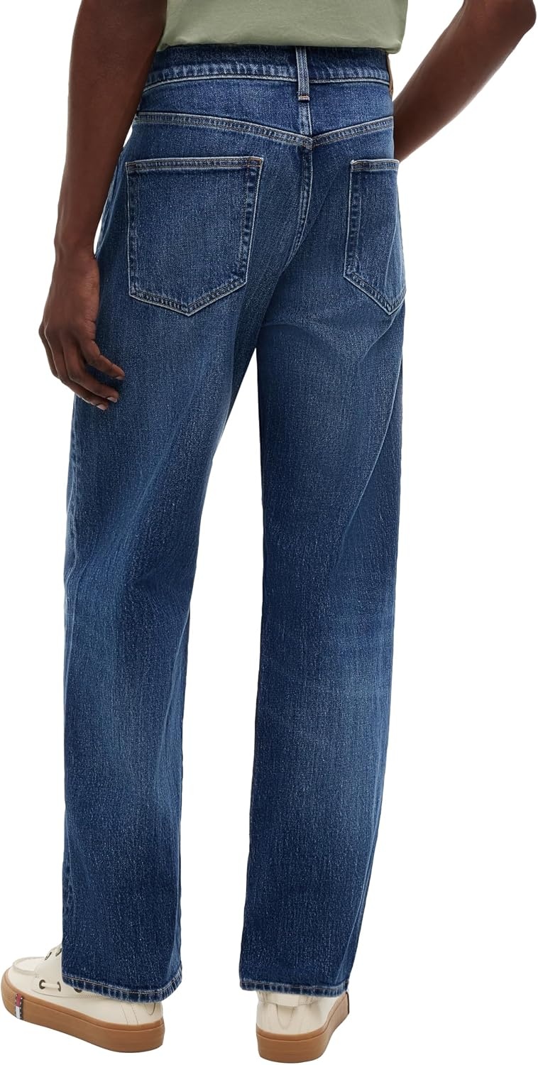 image:imageTommy Jeans Mens Regular Straight Stretch JeansDenim Dark Rinse