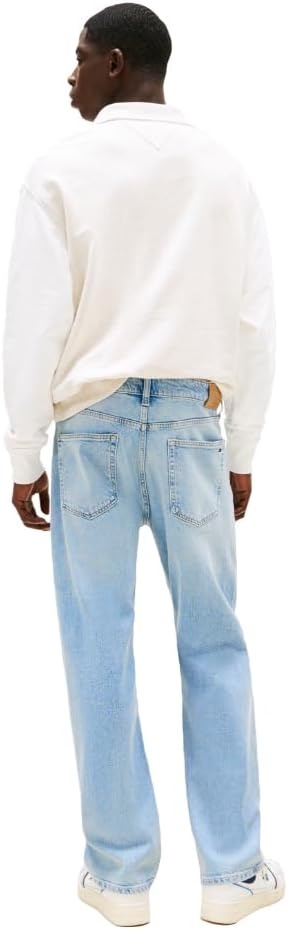 image:imageTommy Jeans Mens Regular Straight Stretch JeansDenim Light