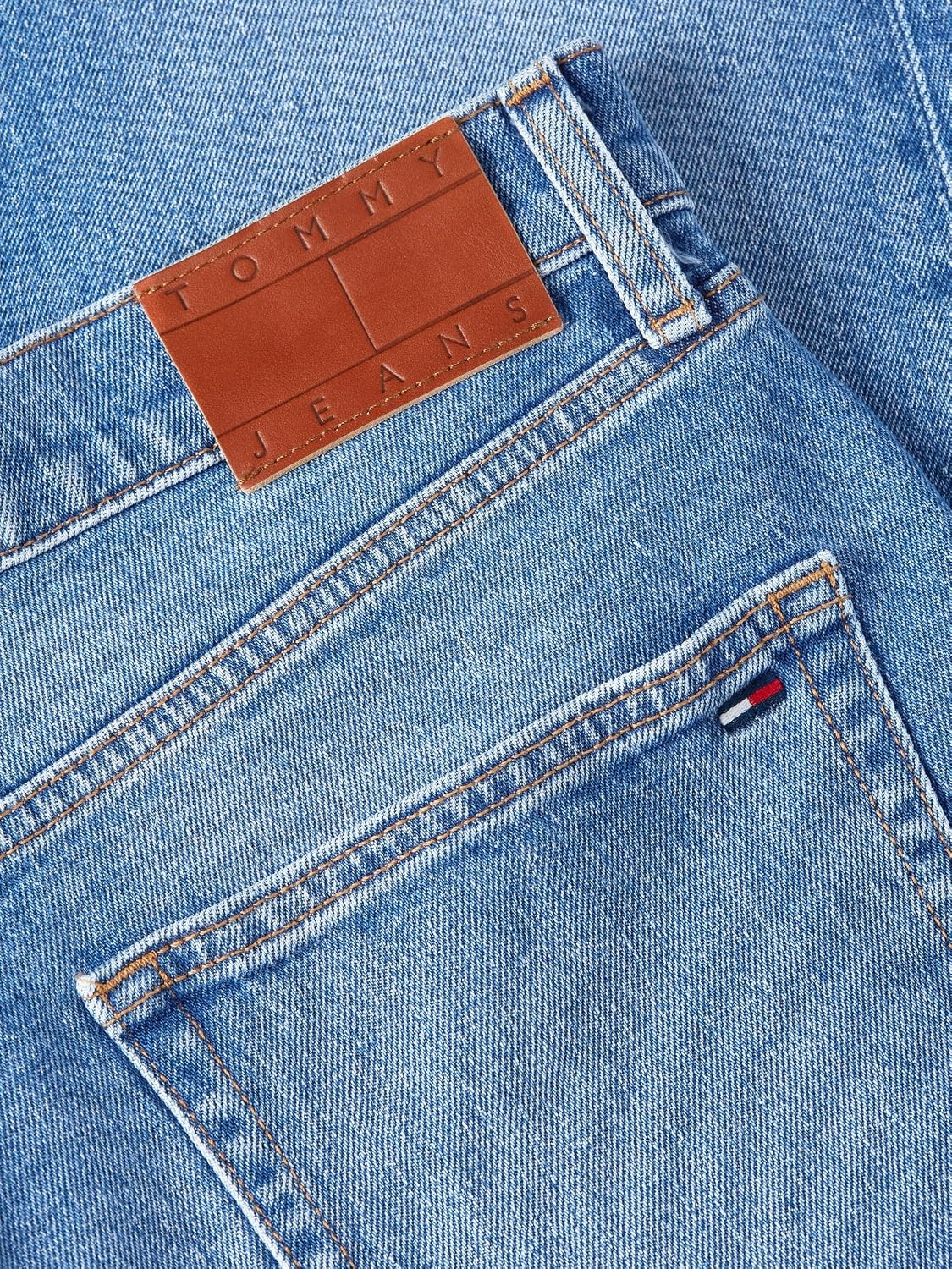 image:imageTommy Jeans Mens Regular Straight Stretch JeansDenim Medium