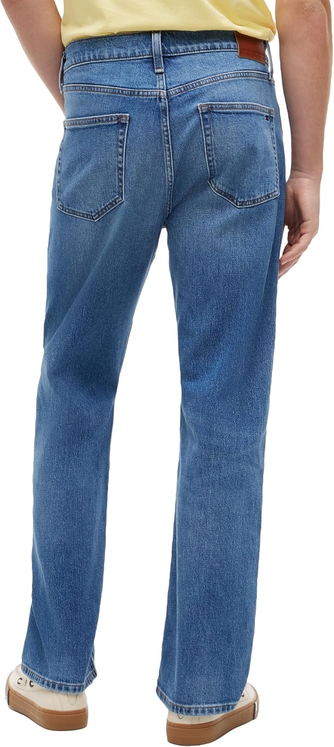 image:imageTommy Jeans Mens Regular Straight Stretch JeansDenim Medium