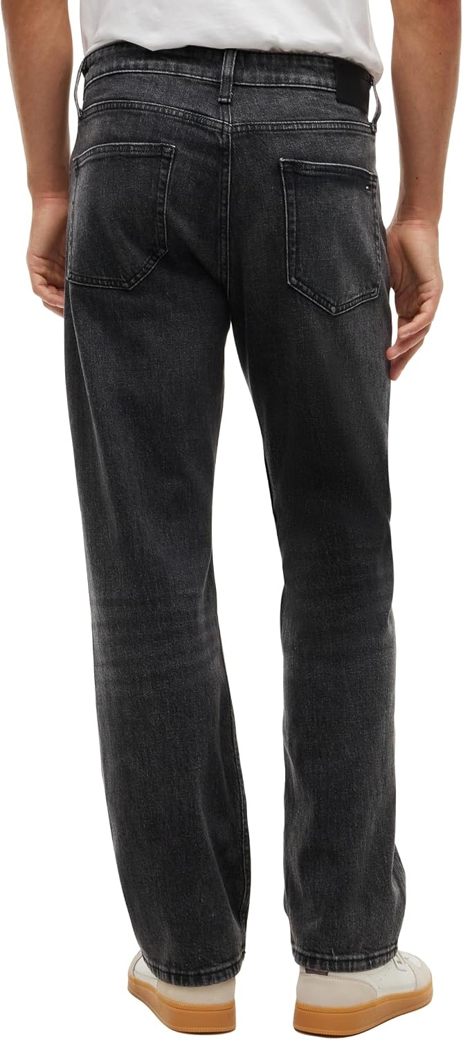 image:imageTommy Jeans Mens Regular Straight Stretch JeansDenim Washed Black