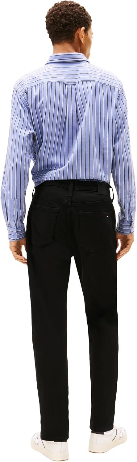 image:imageTommy Jeans Mens Regular Tapered Stretch JeansDenim Black