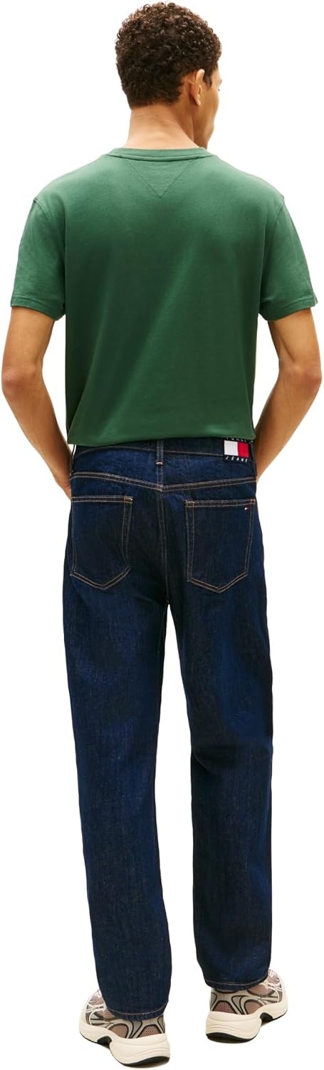image:imageTommy Jeans Mens Regular Tapered Stretch JeansDenim Dark