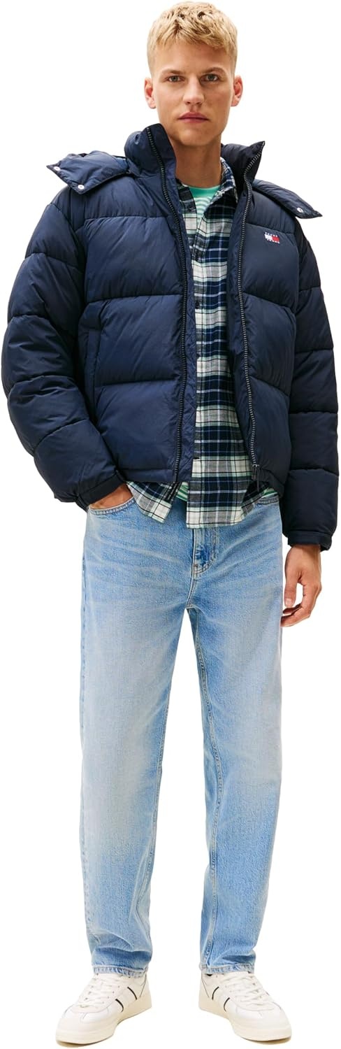 image:imageTommy Jeans Mens Regular Tapered Stretch JeansDenim Light