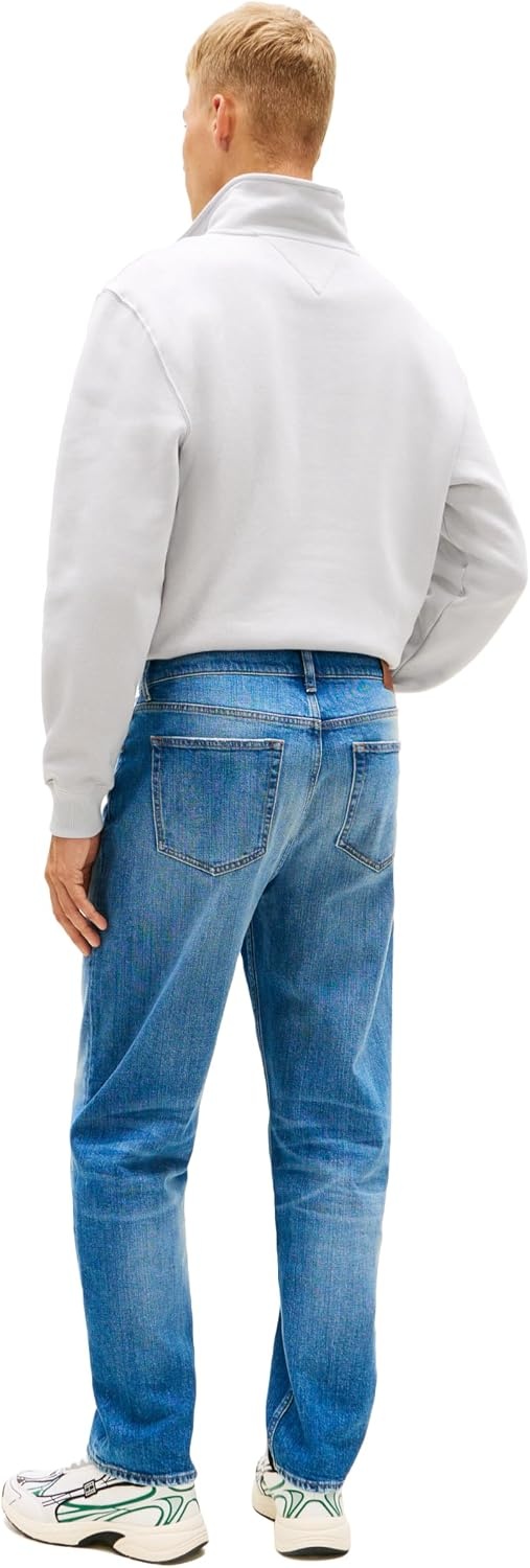image:imageTommy Jeans Mens Regular Tapered Stretch JeansDenim Medium