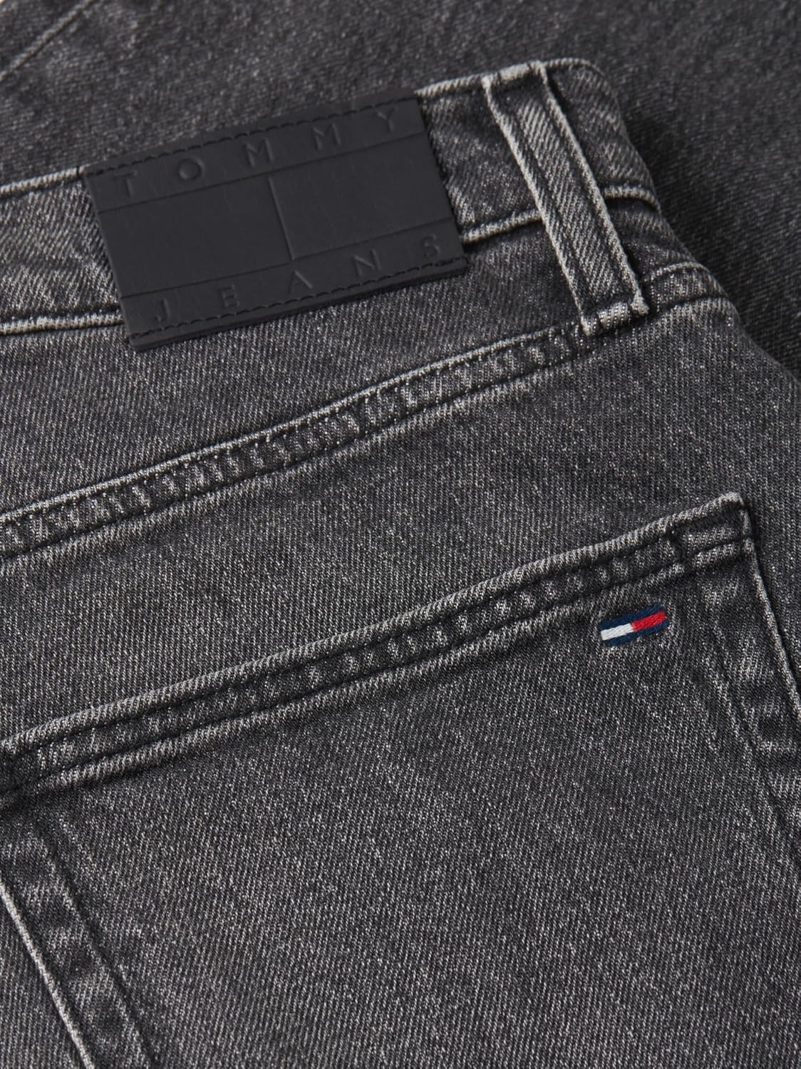 image:imageTommy Jeans Mens Relaxed Straight Stretch JeansDenim Black