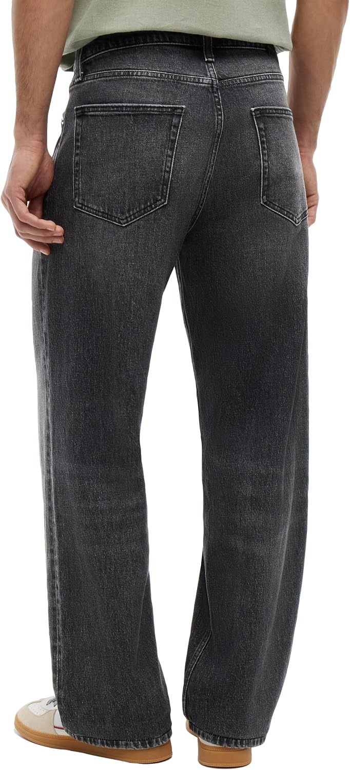 image:imageTommy Jeans Mens Relaxed Straight Stretch JeansDenim Black