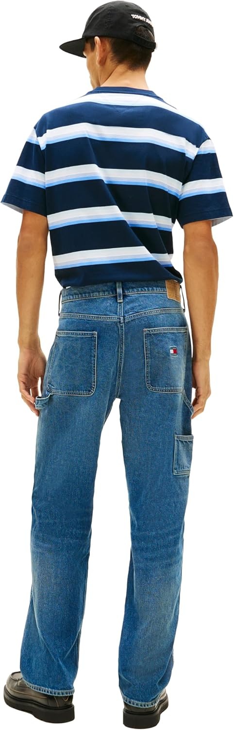 image:imageTommy Jeans Mens Relaxed Straight Stretch JeansDenim Medium