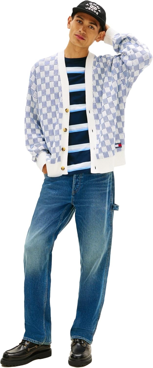 image:imageTommy Jeans Mens Relaxed Straight Stretch JeansDenim Medium