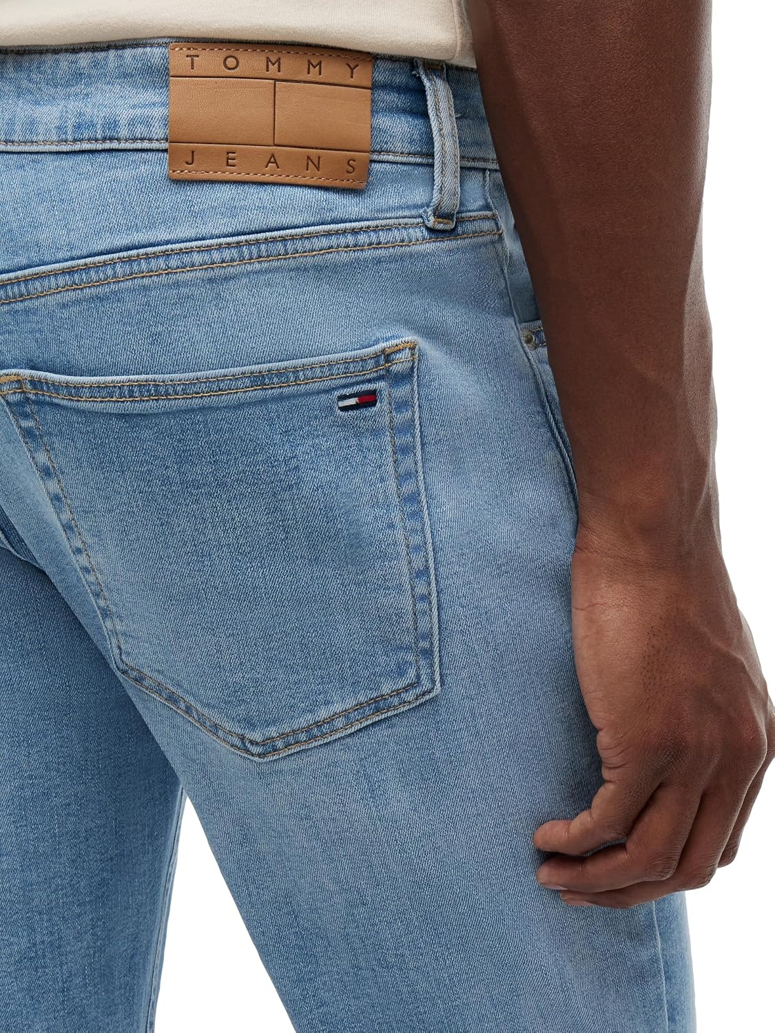 image:imageTommy Jeans Mens Slim Fit Stretch JeansDenim Mid Blue
