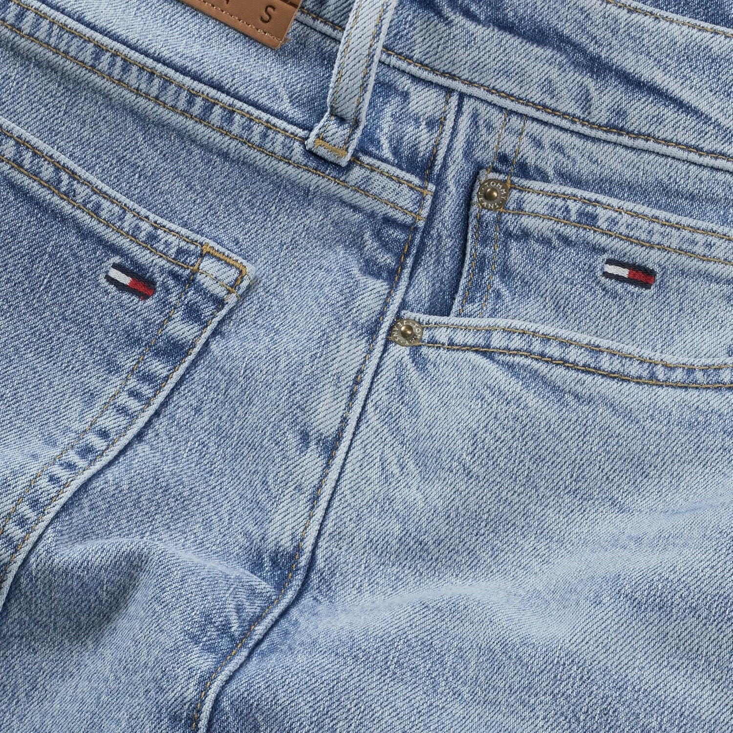 image:imageTommy Jeans Mens Slim Straight Stretch JeansDenim Light