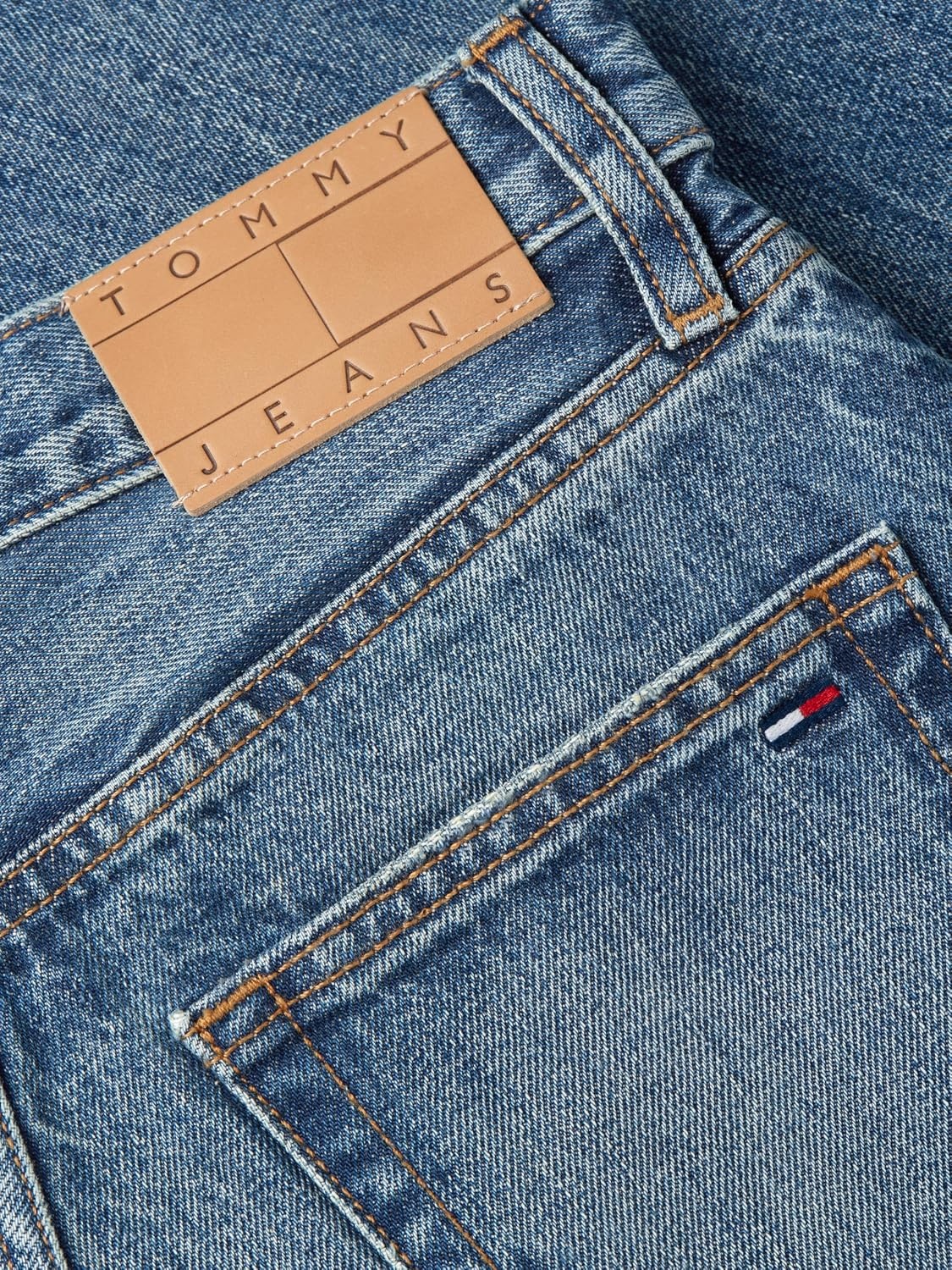image:imageTommy Jeans Womens Claire High Rise Wide Leg JeansDenim Mid Blue