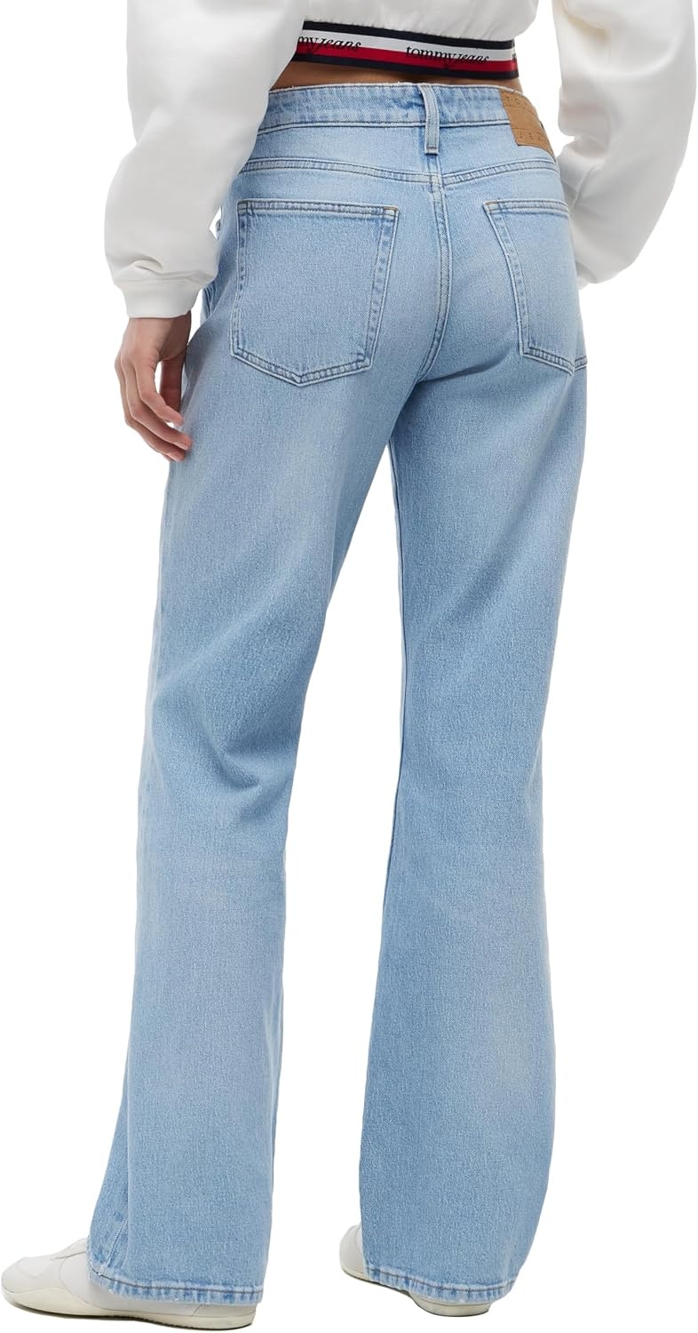 image:imageTommy Jeans Womens Cleo Mid Rise Bootcut JeansDenim Light