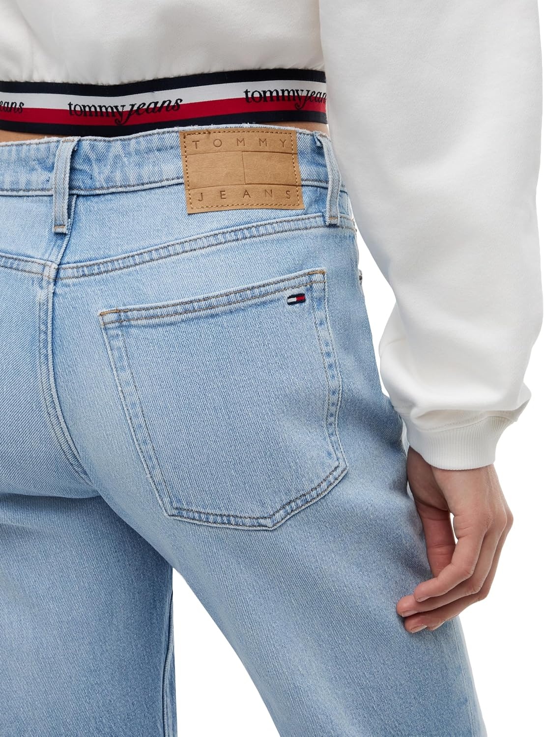 image:imageTommy Jeans Womens Cleo Mid Rise Bootcut JeansDenim Light