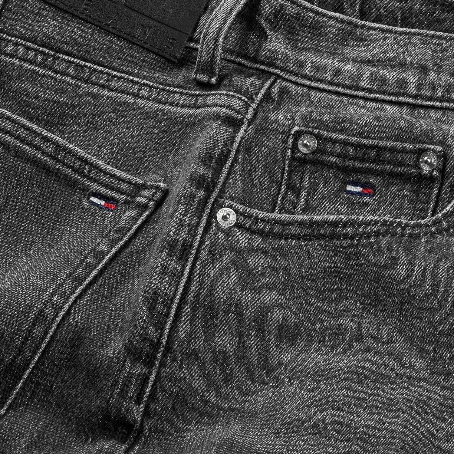 image:imageTommy Jeans Womens High Rise Tapered Leg Mom JeansDenim Black