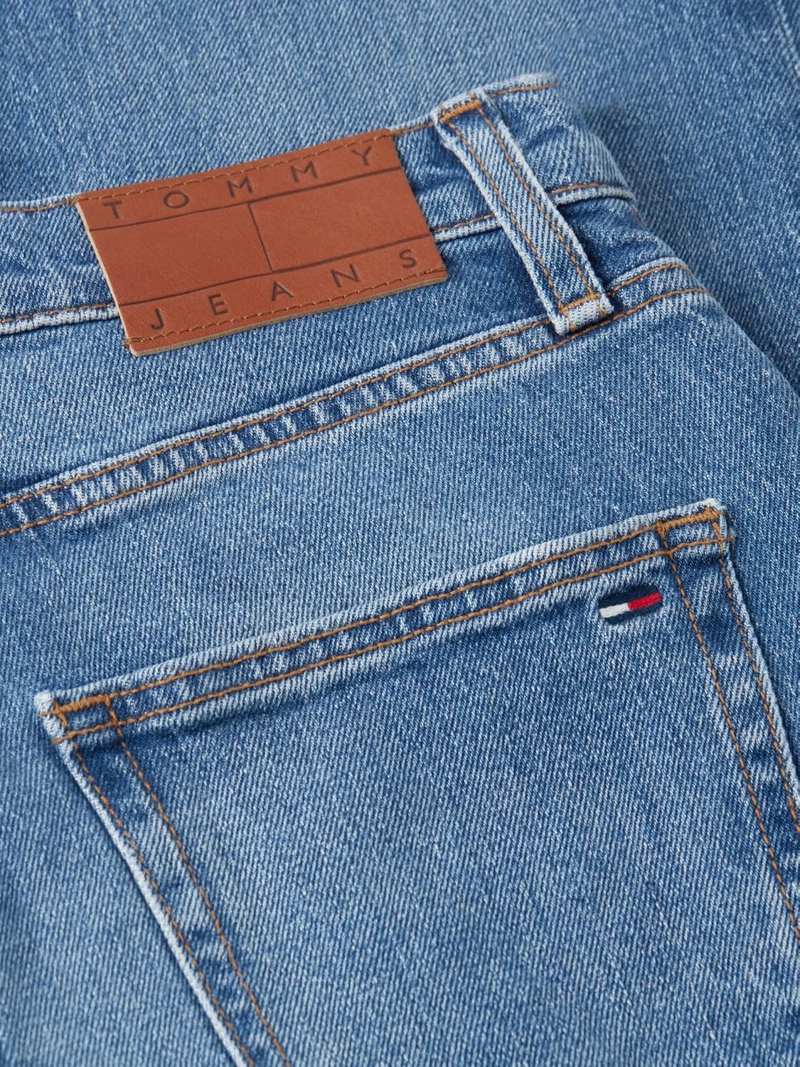 image:imageTommy Jeans Womens Layla High Rise Slim Straight JeansDenim Medium Wash
