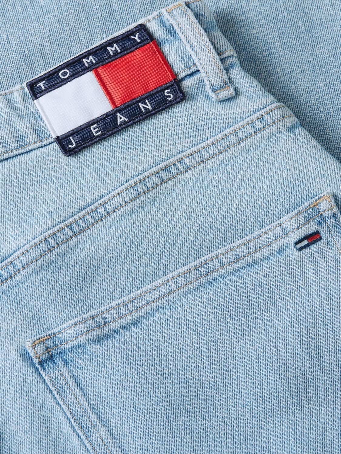 image:imageTommy Jeans Womens Mia Mid Rise Relaxed Straight JeansDenim Light