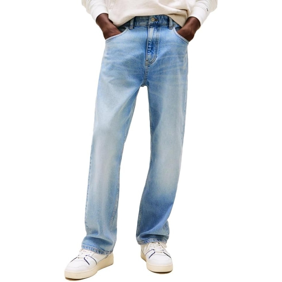 image:imageTommy Jeans Mens Regular Straight Stretch JeansDenim Light