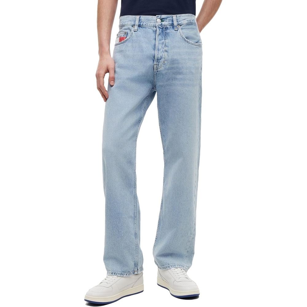 image:imageTommy Jeans Mens Regular Straight Stretch JeansDenim Light Rwb