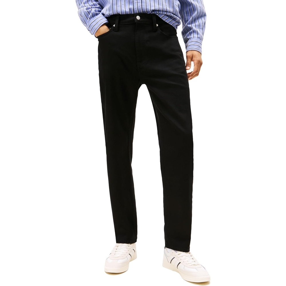image:imageTommy Jeans Mens Regular Tapered Stretch JeansDenim Black