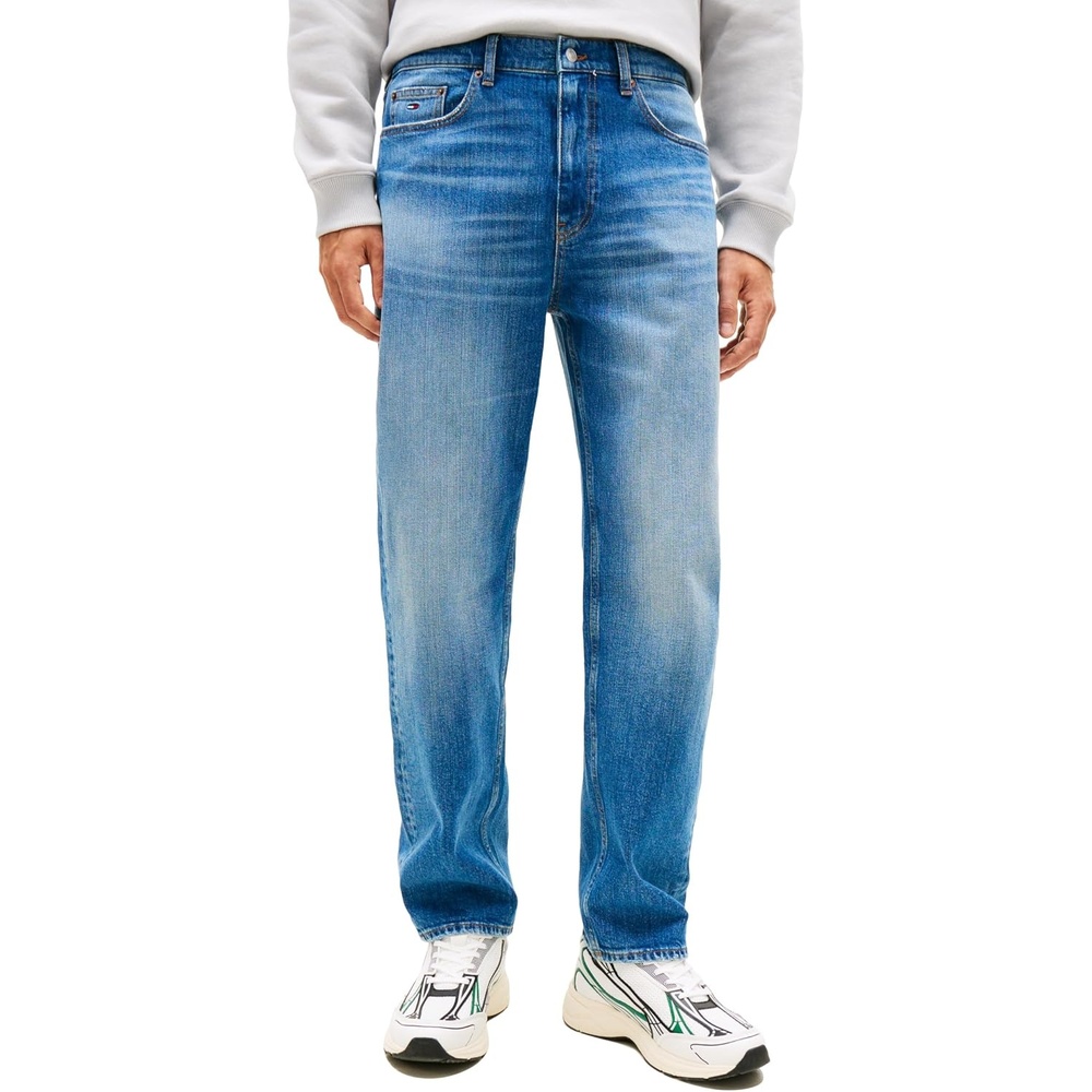 image:imageTommy Jeans Mens Regular Tapered Stretch JeansDenim Medium