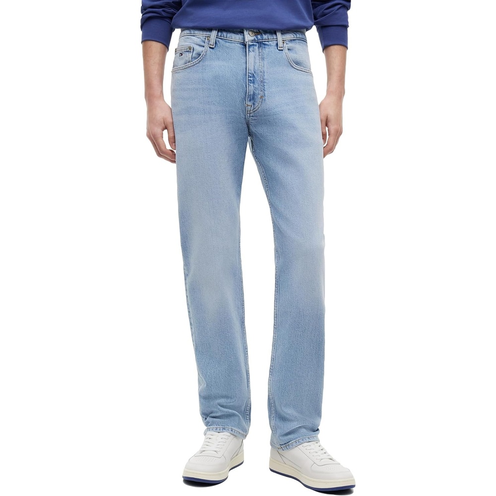 image:imageTommy Jeans Mens Slim Straight Stretch JeansDenim Light