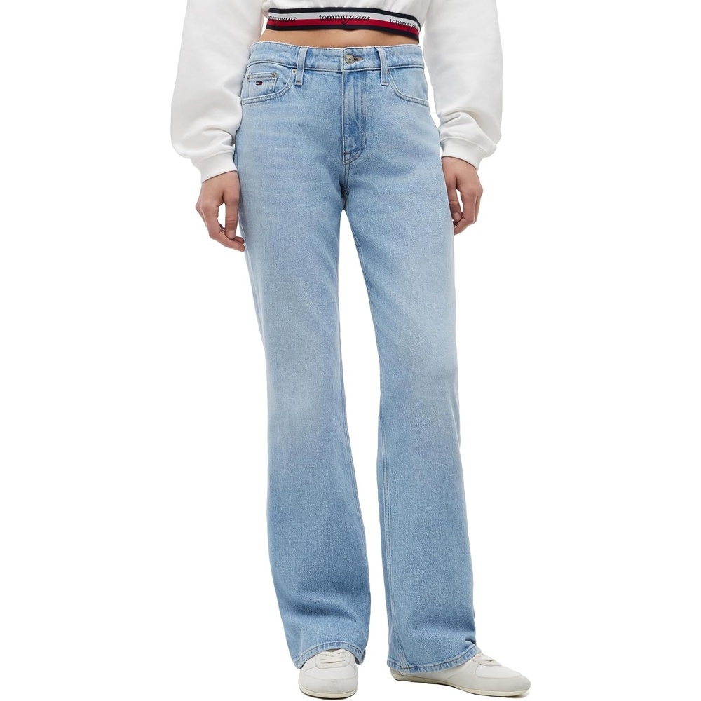 image:imageTommy Jeans Womens Cleo Mid Rise Bootcut JeansDenim Light