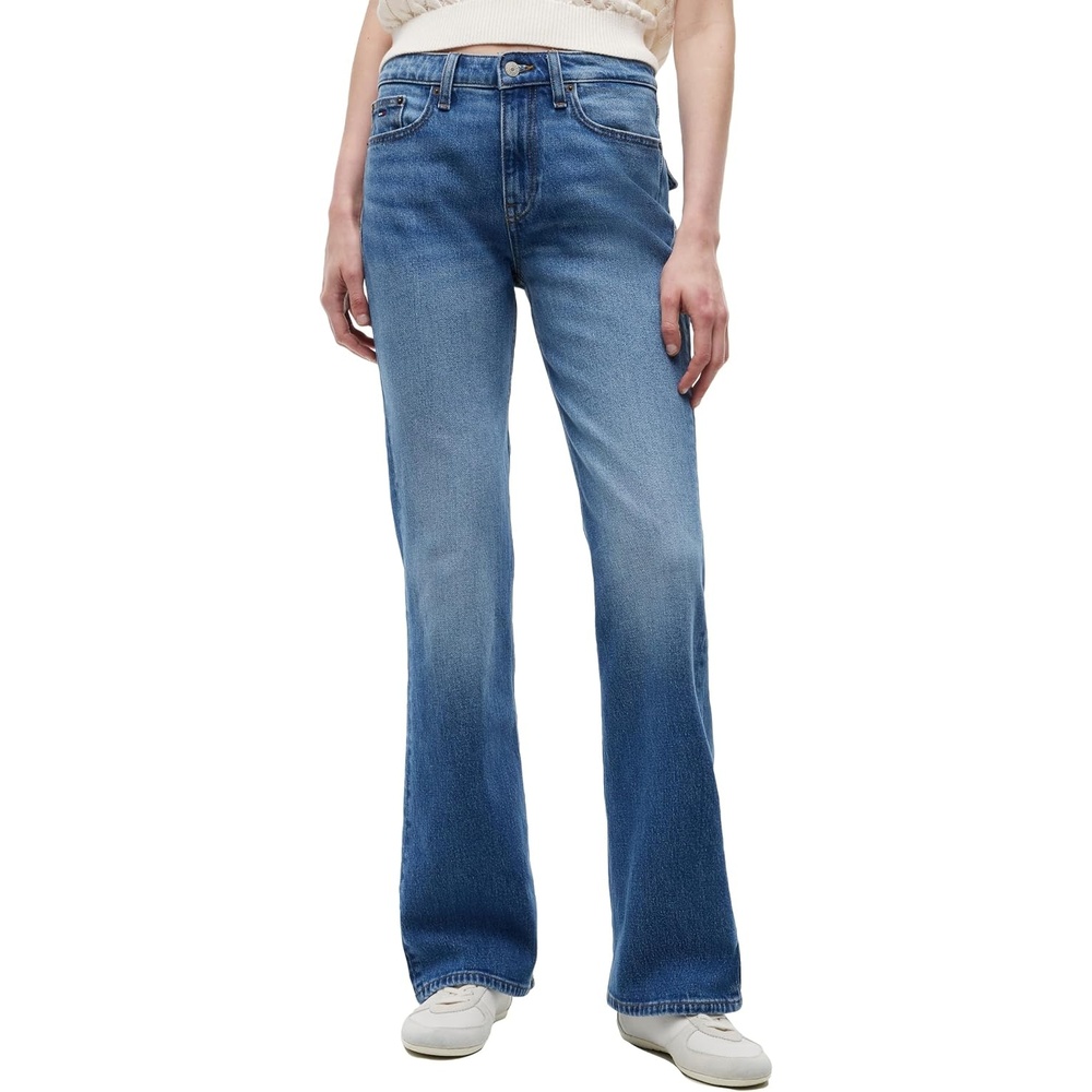 image:imageTommy Jeans Womens Cleo Mid Rise Bootcut JeansDenim Mid Blue