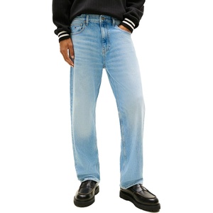 Tommy Jeans Men’s Regular Straight Stretch Jeans(Denim Light Wash)