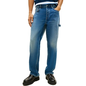 Tommy Jeans Men’s Relaxed Straight Stretch Jeans(Denim Medium)