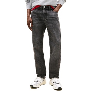 Tommy Jeans Men’s Slim Straight Stretch Jeans(Denim Washed Black)