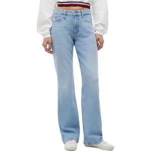 Tommy Jeans Women’s Cleo Mid Rise Bootcut Jeans(Denim Light)