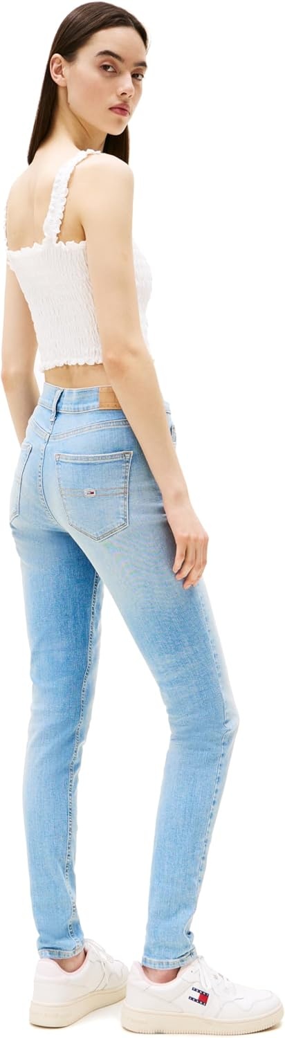 image:imageTommy Jeans Womens Nora Mid Rise Skinny JeansDenim Light