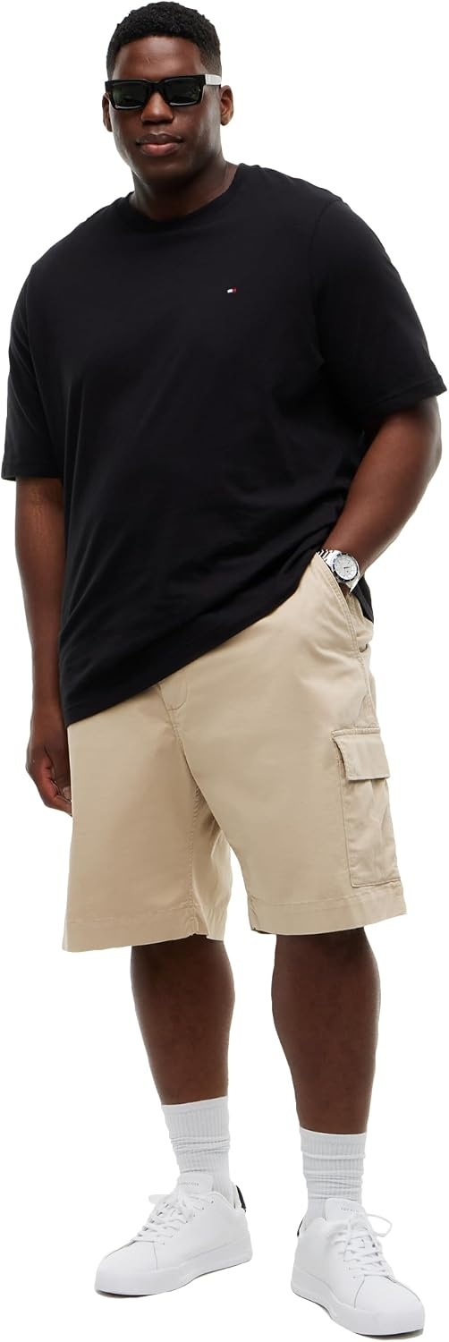 image:imageTommy Hilfiger Mens Short Sleeve Cotton Crewneck TShirts in Regular FitBlack