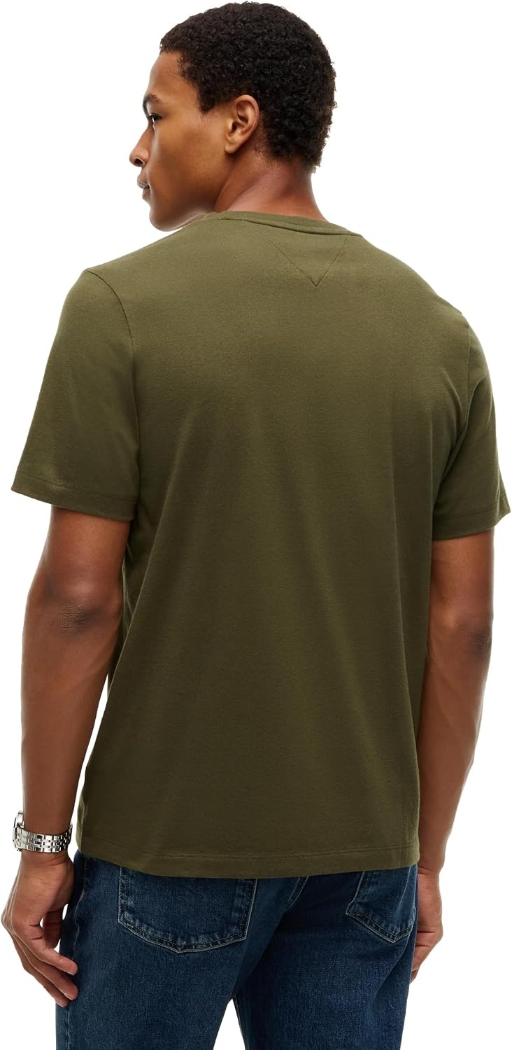 image:imageTommy Hilfiger Mens Short Sleeve Cotton Crewneck TShirts in Regular FitHuntsman Green