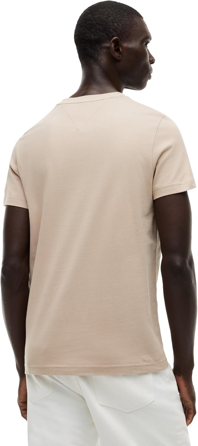 image:imageTommy Hilfiger Mens Short Sleeve Cotton Graphic TShirts with Embroidered LogoBatique Khaki