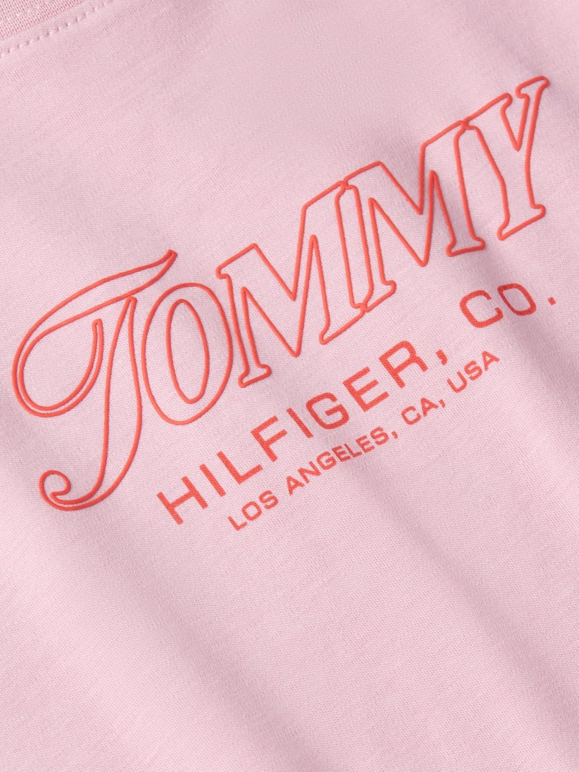 image:imageTommy Hilfiger Womens Short Sleeve Cotton Graphic Logo Crew Neck TShirtsBonita Pink