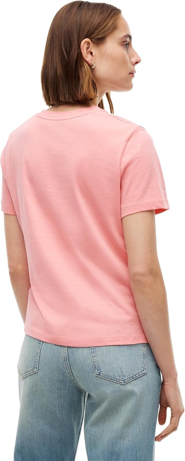 image:imageTommy Hilfiger Womens Short Sleeve Cotton Graphic Logo Crew Neck TShirtsCarnation Pink
