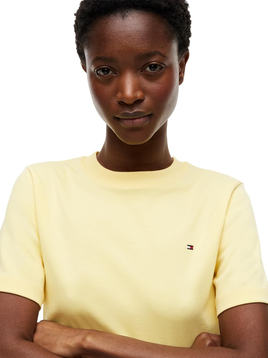 image:imageTommy Hilfiger Womens Short Sleeve Cotton Graphic Logo Crew Neck TShirtsCitronellaFlag