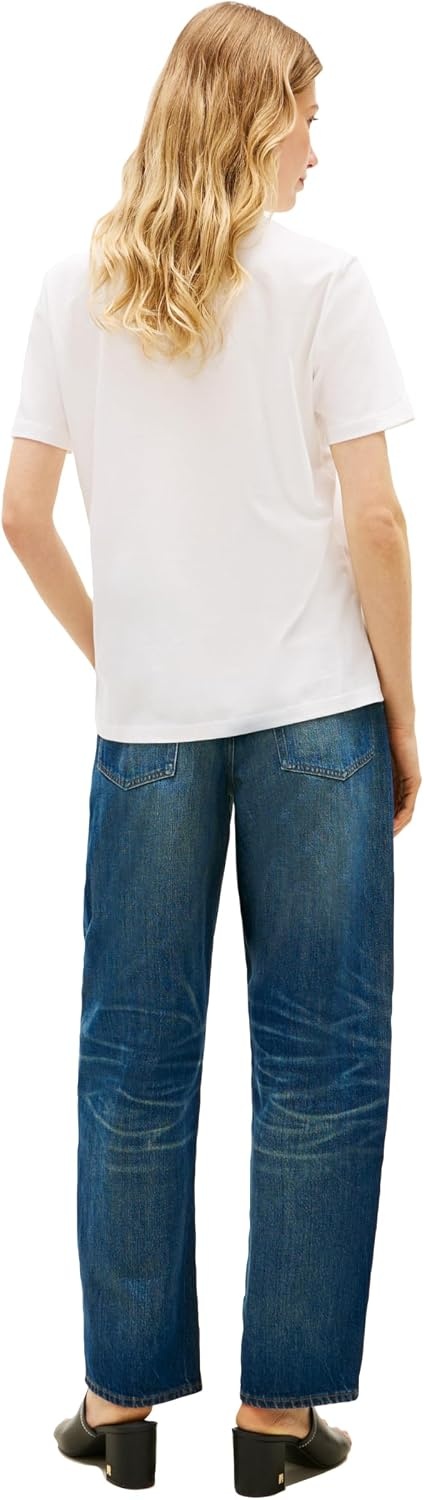 image:imageTommy Hilfiger Womens Short Sleeve Cotton Graphic Logo Crew Neck TShirtsEcru