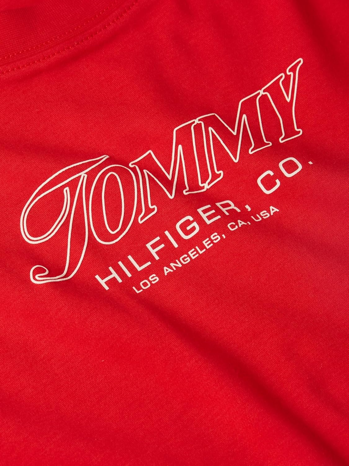 image:imageTommy Hilfiger Womens Short Sleeve Cotton Graphic Logo Crew Neck TShirtsFireworks