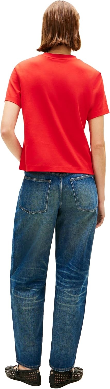 image:imageTommy Hilfiger Womens Short Sleeve Cotton Graphic Logo Crew Neck TShirtsFireworks