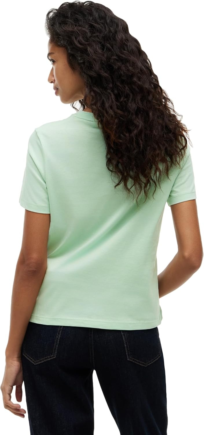 image:imageTommy Hilfiger Womens Short Sleeve Cotton Graphic Logo Crew Neck TShirtsGentle Jade