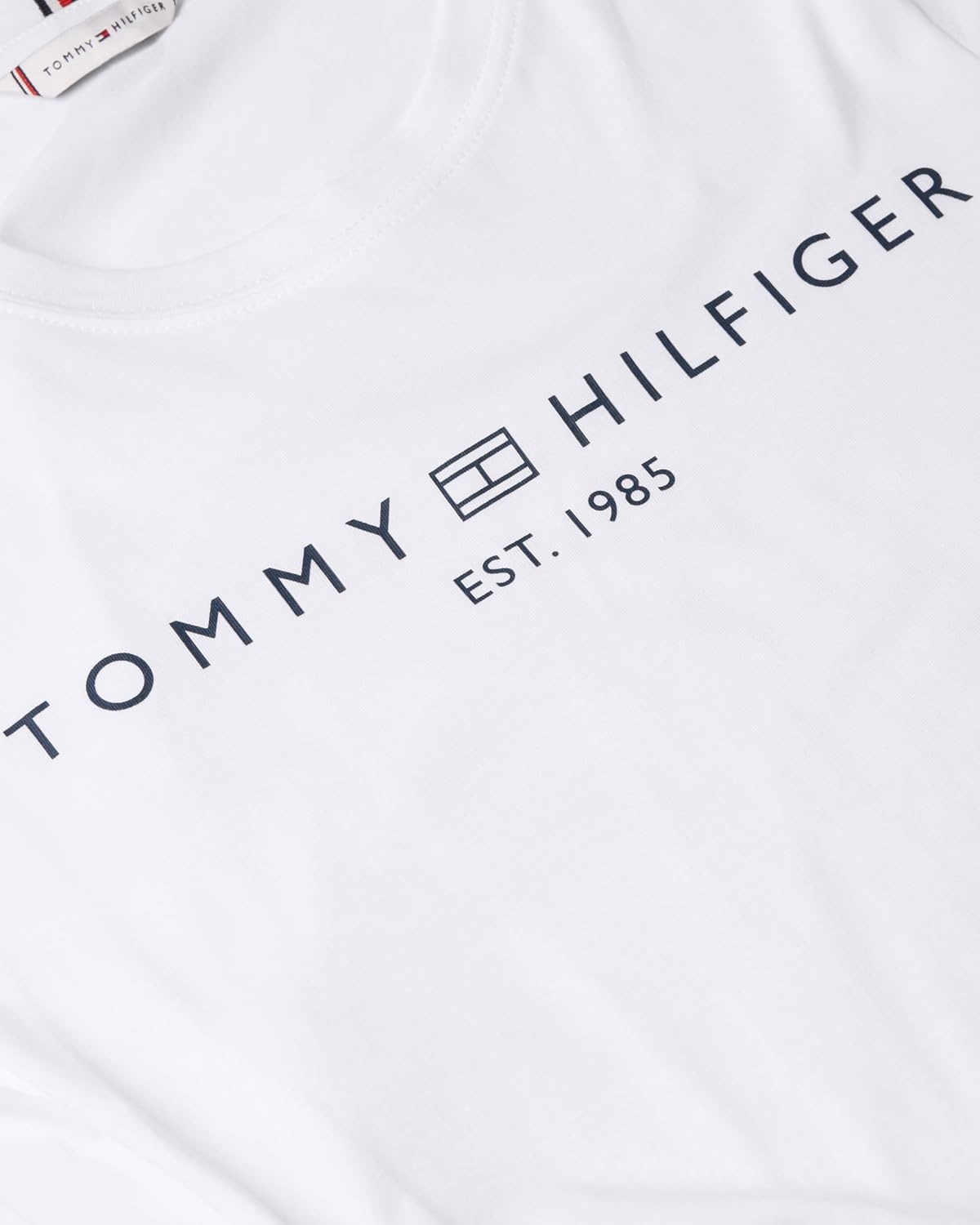 image:imageTommy Hilfiger Womens Short Sleeve Cotton Graphic Logo Crew Neck TShirtsOptic White