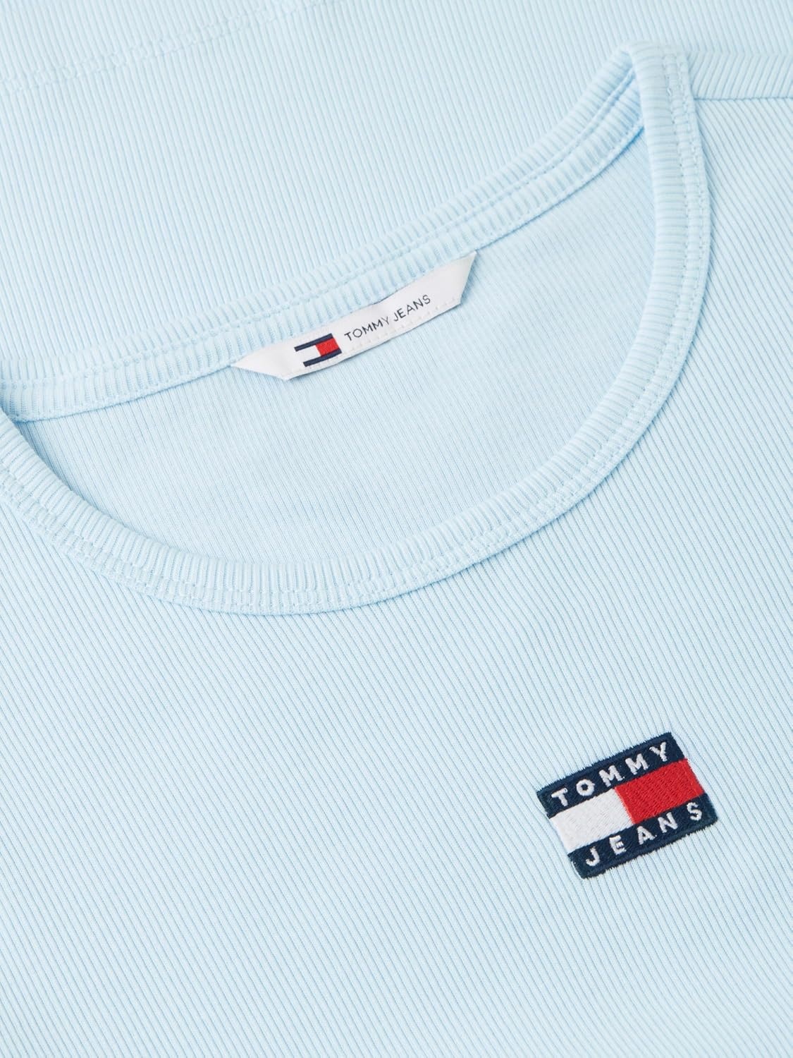 image:imageTommy Jeans Womens Graphic Tee with Embroidered Flag DetailKingly Blue