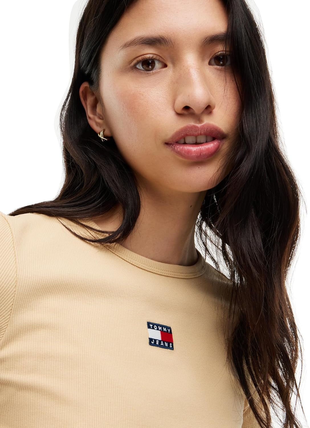 image:imageTommy Jeans Womens Graphic Tee with Embroidered Flag DetailSunday Pastry